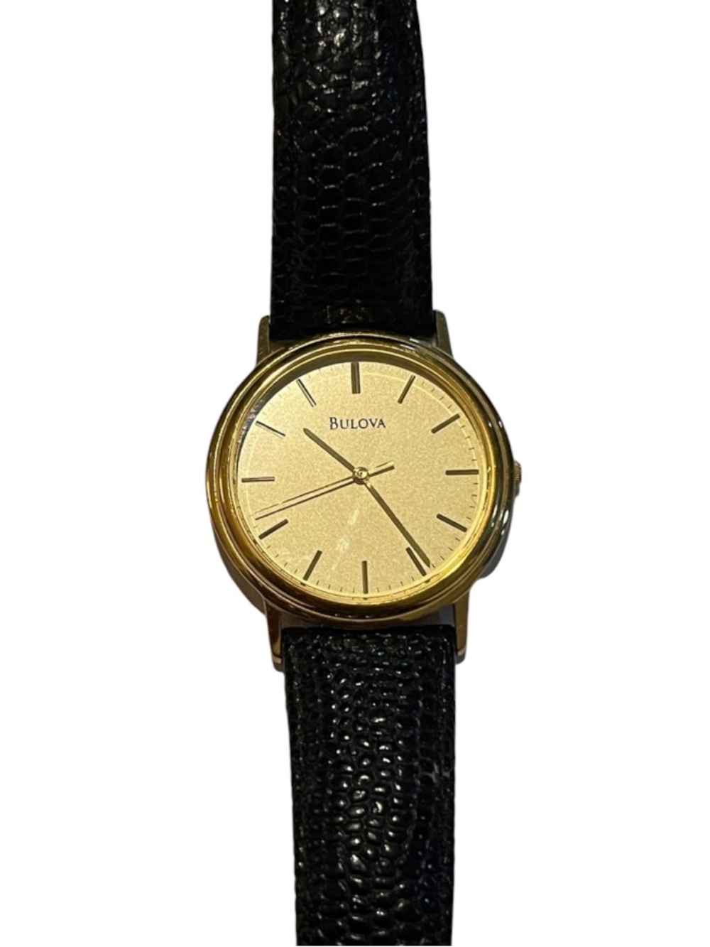 Vintage Bulova Quartz Dress Watch - unisex